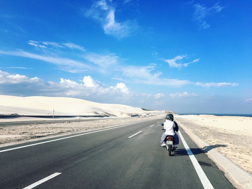 Riding a motorbike is the ultimate way to experience the Ho Chi Minh to Mui Ne route