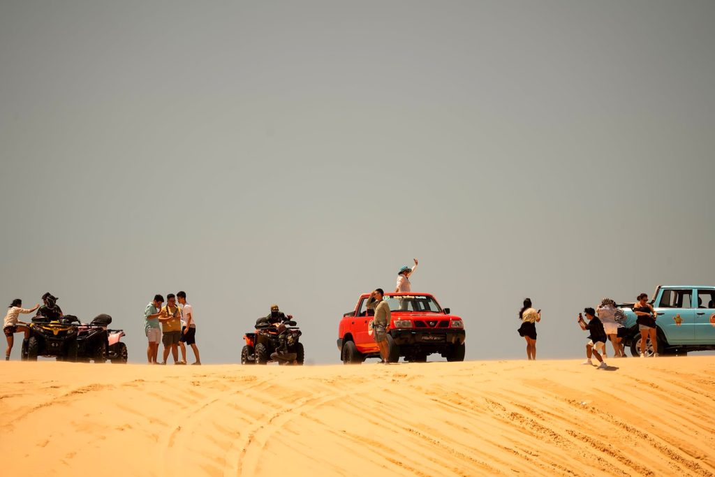 If you want to see the sand dunes properly, booking a Jeep tour is the way to go