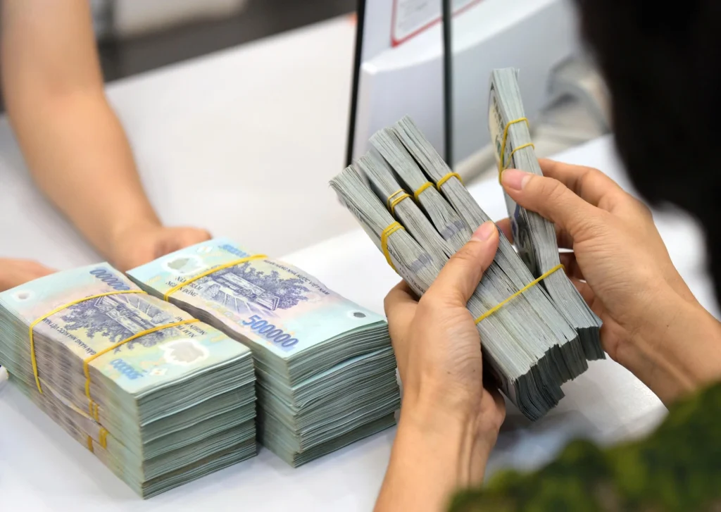 The official currency is the Vietnamese Dong (VND)