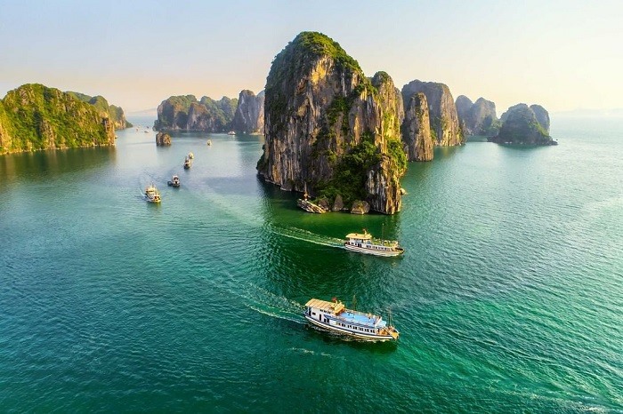 Ha Long Bay - officially recognized by UNESCO as a World Heritage Site