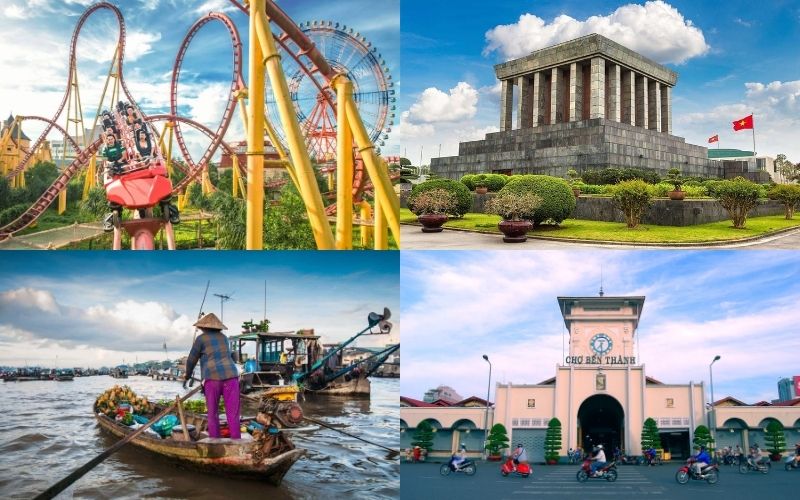 Attractions and activity prices in Vietnam