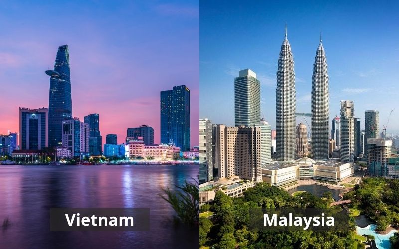 Is Vietnam or Malaysia cheaper to travel to?