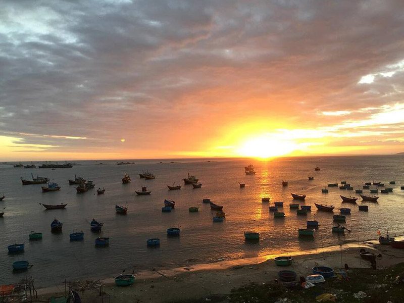 Watching the sunrise Mui Ne is a beautiful experience