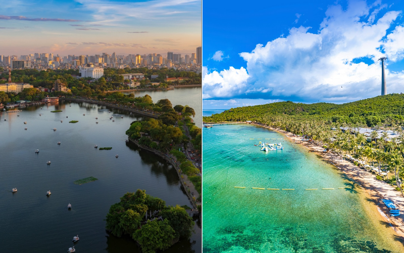 Hanoi to Phu Quoc flight time - Quick facts