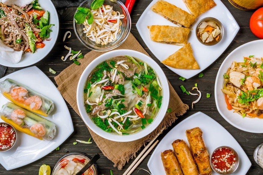 Local meals in Vietnam