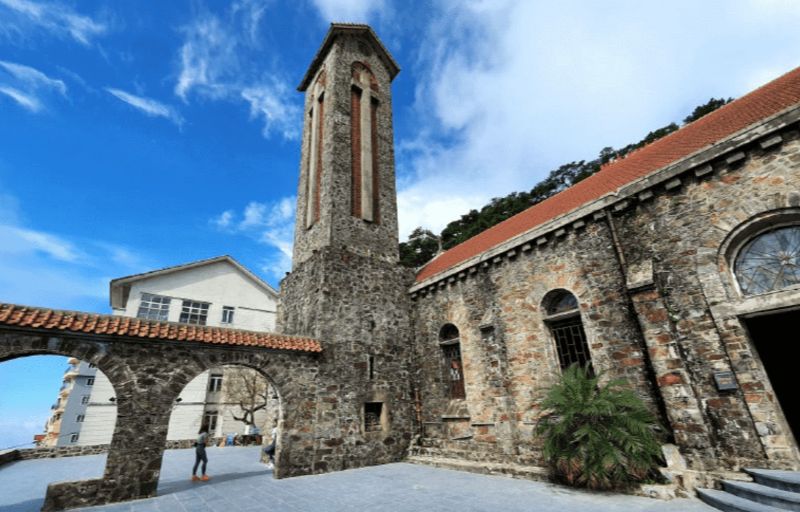 Explore Tam Dao Stone Church and town center