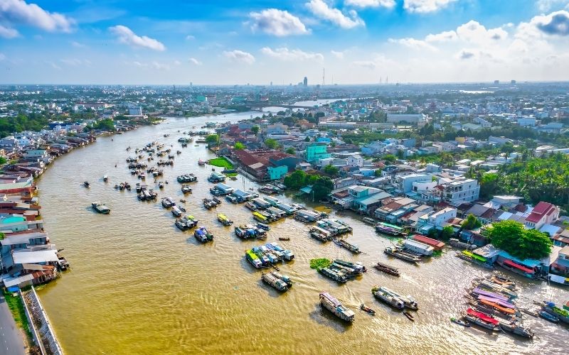 Where exactly is the Mekong Delta?