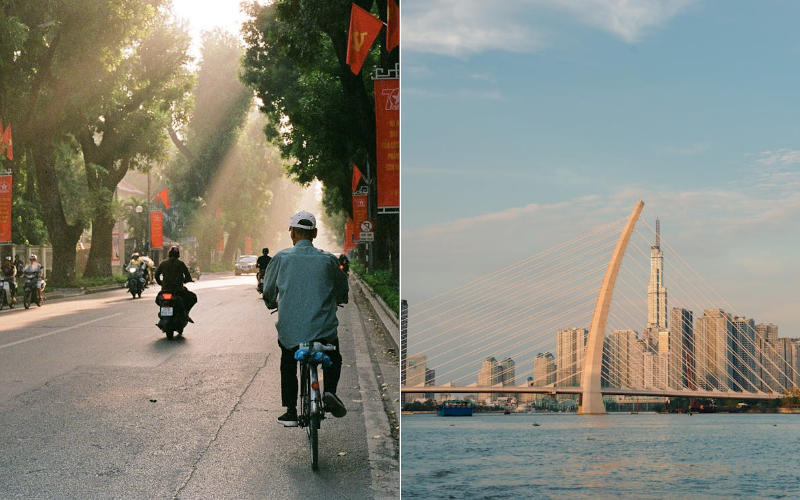 Hanoi or Ho Chi Minh by weather and season