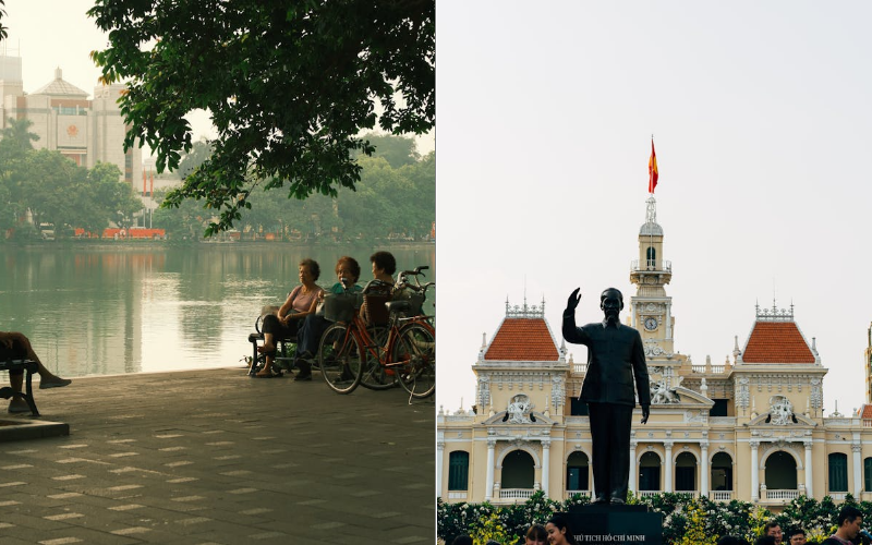 Hanoi or Ho Chi Minh for history and culture