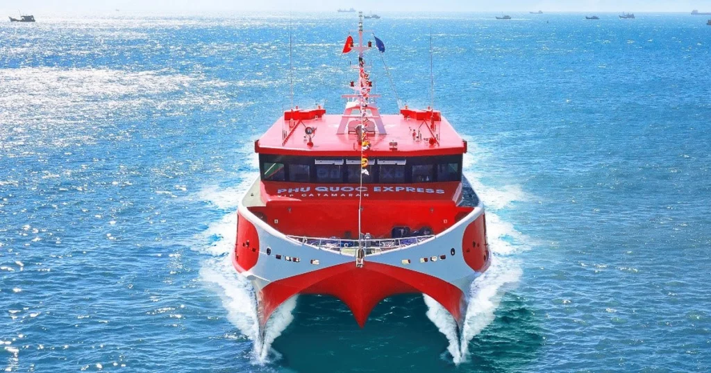 Ferries from Phu Quoc only operate as short haul connections to the mainland ports of Ha Tien or Rach Gia