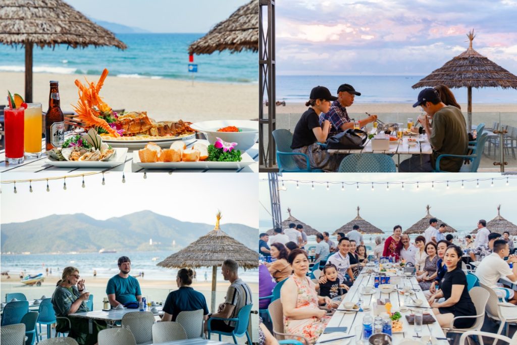 Tourists visiting Da Nang to explore seaside seafood restaurants
