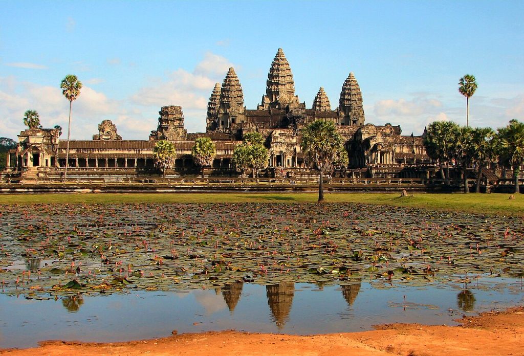 Cambodia culture history Angkor Wat sunrise ancient temple complex