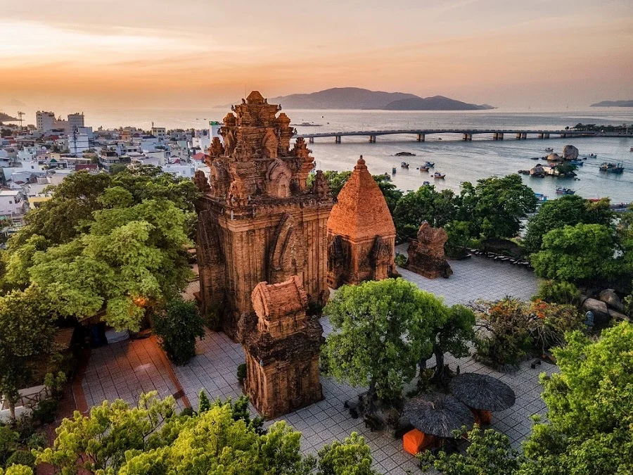 The Ponagar Cham Towers are a striking testament to the region's ancient history