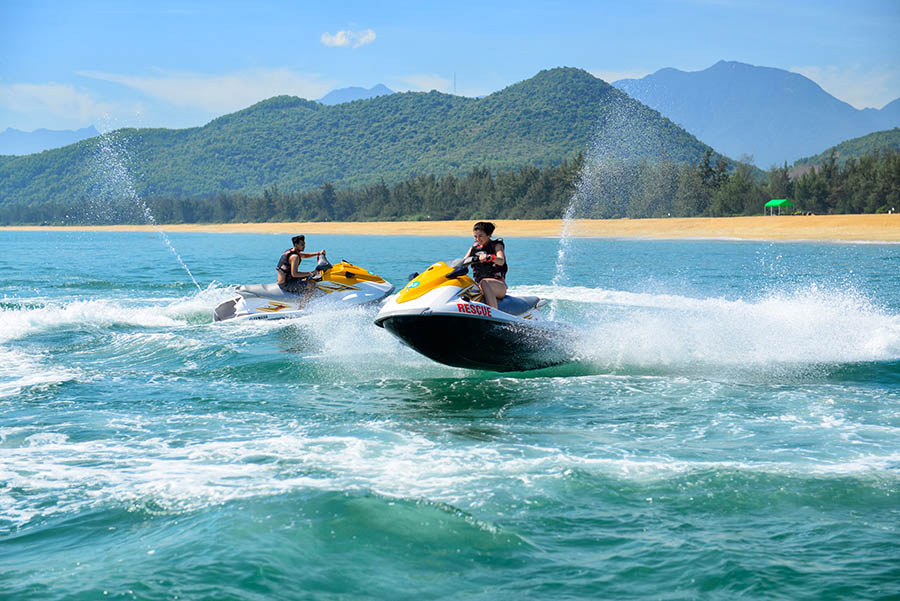 Jet skiing is available all along the main tourist strip