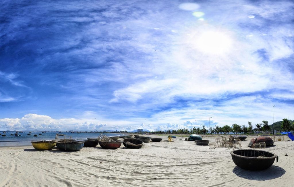 Da Nang generally has softer, whiter sand and gentler waves, especially at My Khe
