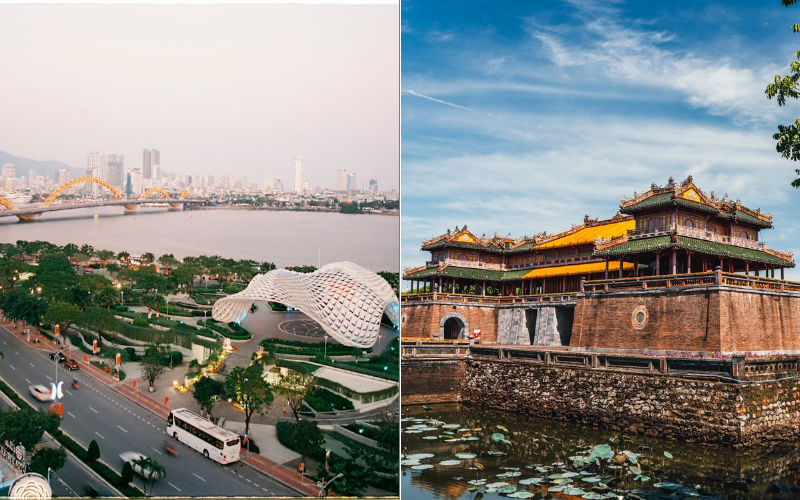 Da Nang and Hue offer two different Central Vietnam experiences