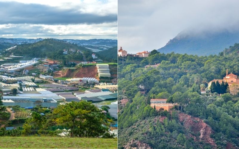 Pine hills and waterfall activities make Da Lat easier for relaxed mountain trip