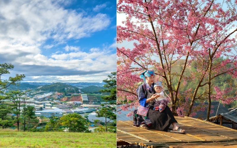 When comparing Da Lat and Sapa, one of the biggest differences is the weather