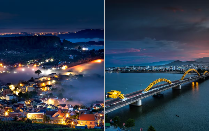 Da Lat vs Da Nang at a Glance