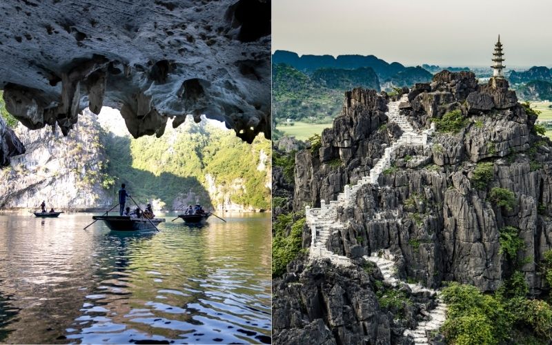 Both Ha Long Bay and Ninh Binh are on the list of most popular trips from the capital