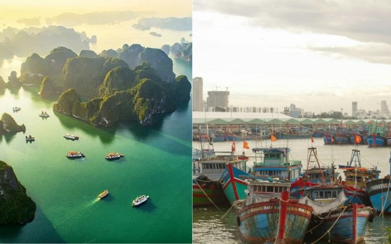 If you want to see the daily life of the locals, Hai Phong is a more worthwhile option