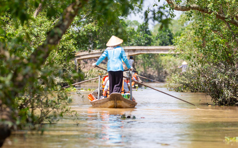 Travel time from Ho Chi Minh City to the Mekong Delta typically ranges from less than 2 hours to around 6 hours