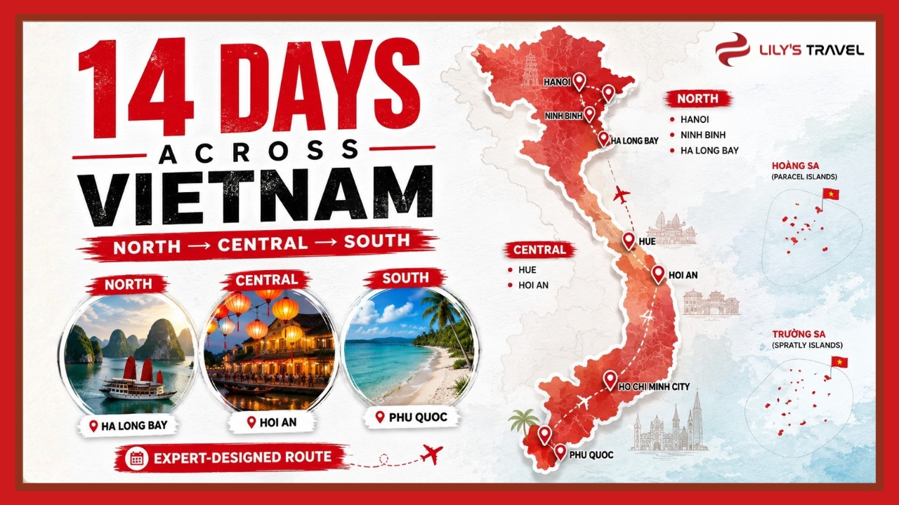 14-Day Vietnam Itinerary: Hanoi, Ha Long Bay, Hoi An & Phu Quoc | Lily's Travel