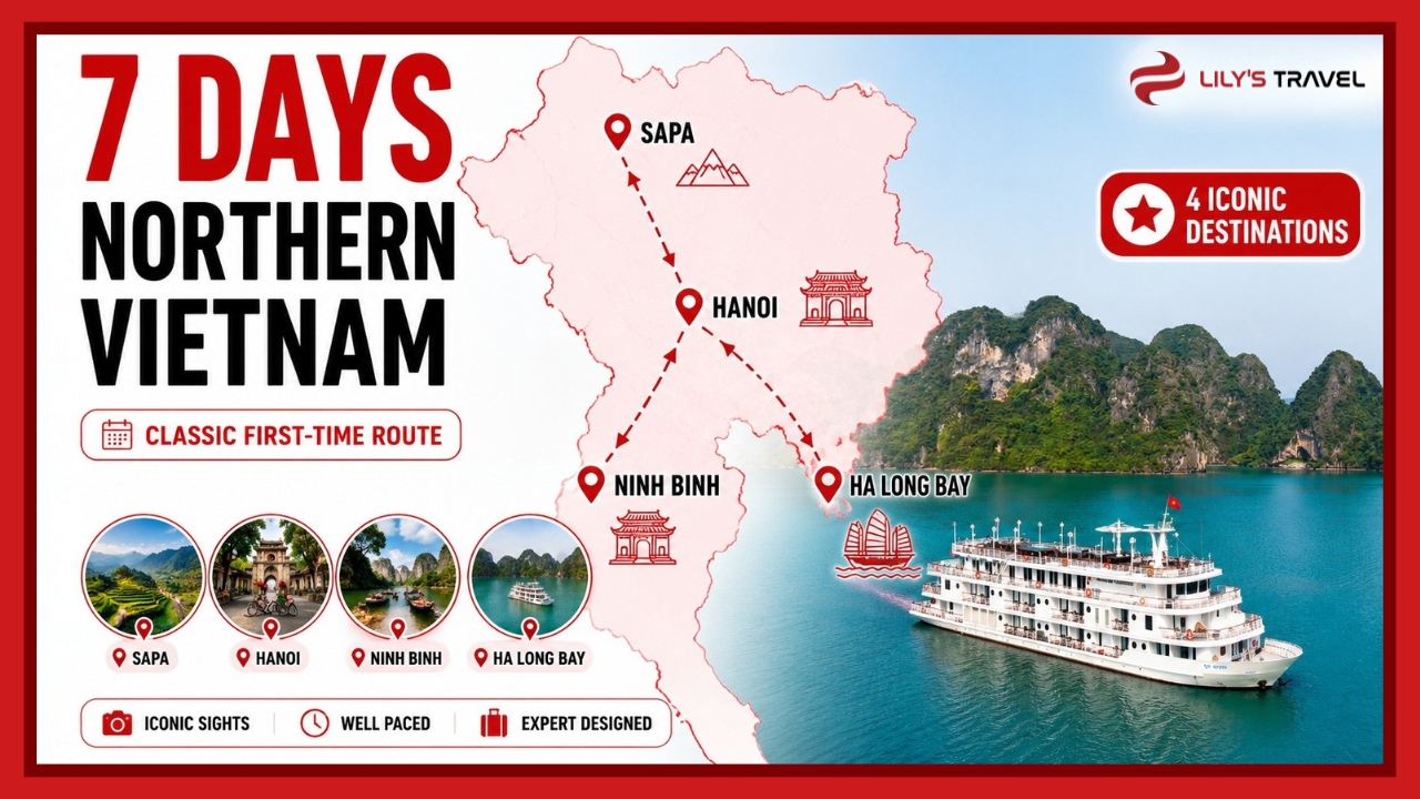 7-Day Northern Vietnam Itinerary: Hanoi, Ha Long Bay, Sapa & Ninh Binh | Lily's Travel