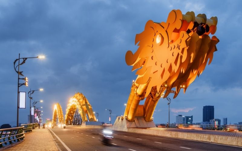 Between the sea, Son Tra Peninsula and its illuminated bridges, Da Nang brings a distinctly modern energy to central Vietnam