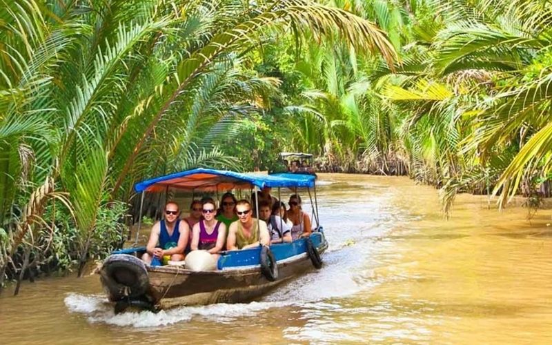A trip to My Tho tour combines river trips, sampan rides, island visits, and local experiences.