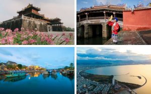 Three destinations, three different moods, from Hue’s imperial heritage to Da Nang’s coastline and Hoi An’s peaceful countryside