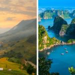 From the rice terraces of Sapa to the limestone islands of Halong Bay, this journey brings two very different sides of northern Vietnam together